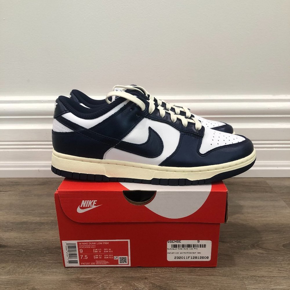 Nike Dunk Low PRM Vintage Navy